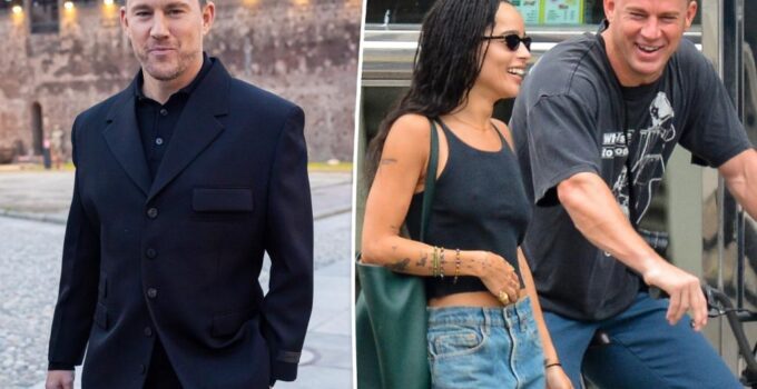 Channing Tatum poste sur Zoë Kravitz avant leur rupture.