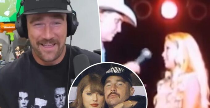 Réaction de Travis Kelce à Taylor Swift, 11 ans, sur