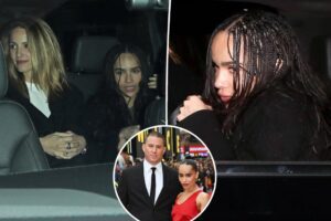 Fête Zoë Kravitz après rupture avec Channing Tatum jusqu'à 2h