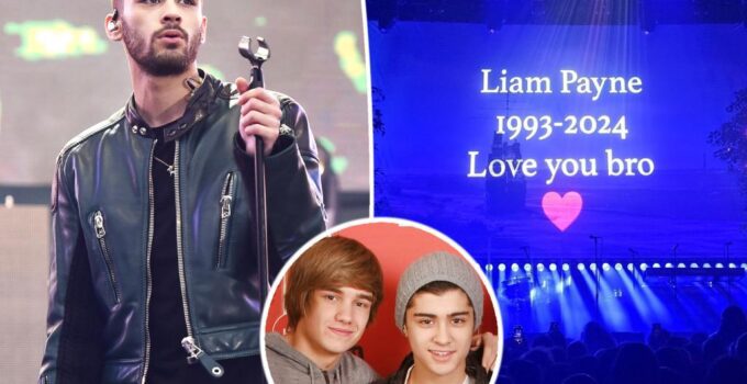 Hommage de Zayn Malik à Liam Payne lors d'un concert