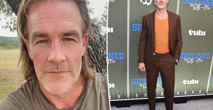 James Van Der Beek réapparaît sur le tapis rouge après