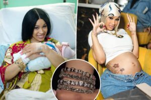 Nom du 3ème bébé de Cardi B révélé avec un