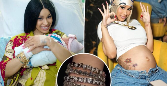 Nom du 3ème bébé de Cardi B révélé avec un