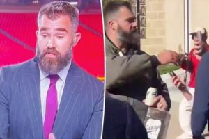 Regret de Jason Kelce pour avoir jeté le téléphone de