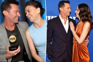 Relation joyeuse et épanouie entre Hugh Jackman et Sutton Foster