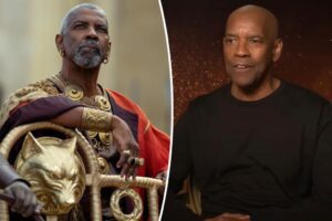 Scène de baiser gay de Denzel Washington coupée dans 'Gladiator