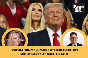 Soirée électorale de Donald Trump avec Ivanka Trump, Elon Musk