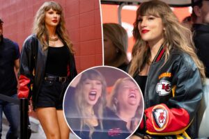 Taylor Swift célèbre touchdown Chiefs avec sa mère.