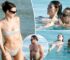 Leonardo DiCaprio et Vittoria Ceretti à la plage en bikini