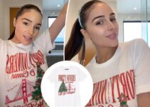 Olivia Culpo crée merch personnalisé 49ers sur Amazon