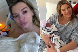 Photos de Gemma, bébé de Lindsay Hubbard, à l'hôpital