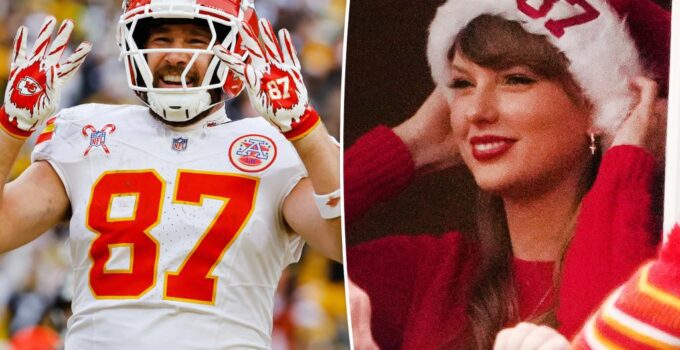 Réaction de Taylor Swift à Travis Kelce battant le record