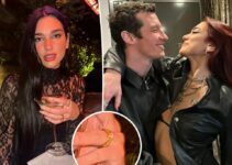 Rumeurs fiançailles Dua Lipa et Callum Turner avec bague en