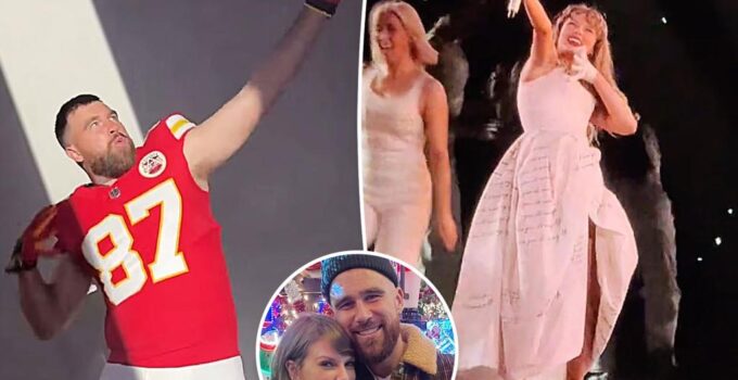 Taylor Swift rend hommage à Travis Kelce lors de son