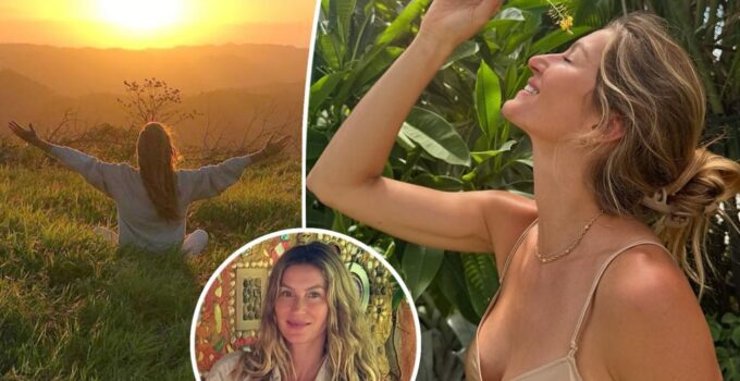 Gisele Bündchen enceinte partage message puissant sur la concentration d'énergie