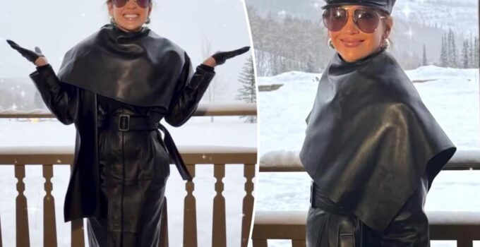 Jennifer Lopez à Sundance Film Festival : look tout cuir