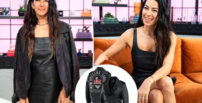 Collaboration Rebecca Minkoff et Erin Andrews pour veste Super Bowl