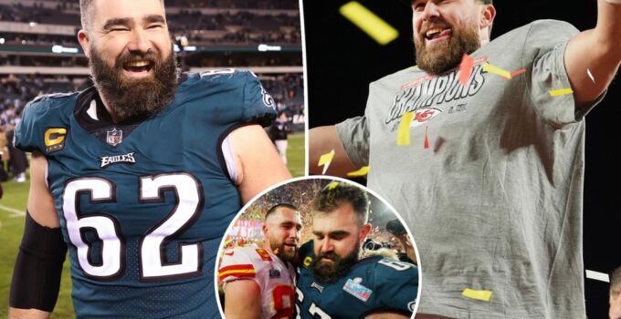 Jason Kelce refuse de porter les couleurs de Kansas City