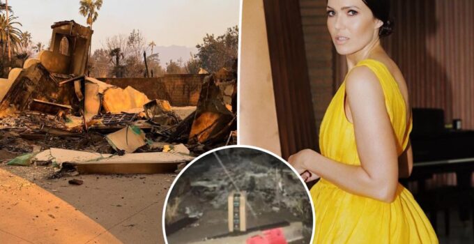 Mandy Moore critique Amazon pour livraison maison incendiée par feux