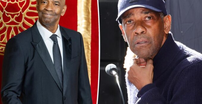 Problème d'élocution pour Denzel Washington: sa langue mordue.
