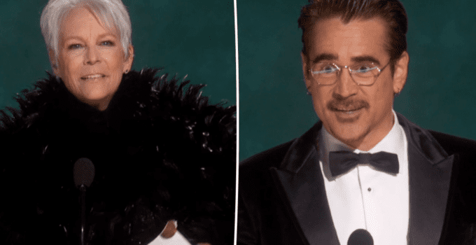 Réaction de Colin Farrell au SAG Awards 2025 suite à