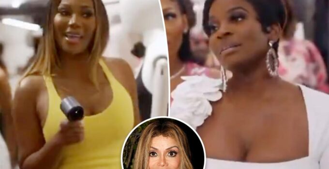 Dispute explosive: Shamea Morton compare Angela Oakley à LaToya Jackson.