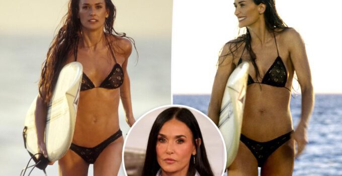 Exigence Demi Moore avant scène bikini dans "Charlie's Angels"