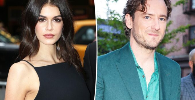 Sortie Kaia Gerber, Lewis Pullman à Broadway