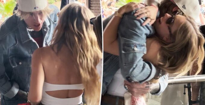 Sydney Sweeney célibataire partage moment intime avec MGK à Vegas